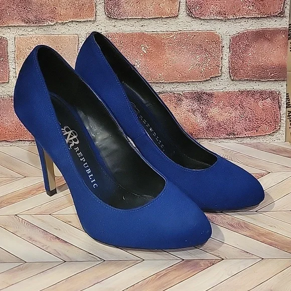 Rock Republic Shoes Rock Republic Royal Blue Heels Poshmark